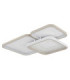 Mosaiko Triple Square Semi Flush Ceiling Light Matt White LED 2700/6000K-3