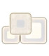 Mosaiko Triple Square Semi Flush Ceiling Light Matt White LED 2700/6000K-5