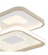 Mosaiko Triple Square Semi Flush Ceiling Light Matt White LED 2700/6000K-6