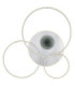 Invertina Semi Flush Ceiling Light Brushed Silver LED 2700/6500K-4