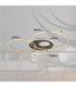 Invertina Semi Flush Ceiling Light Brushed Gold LED 2700/6500K-9