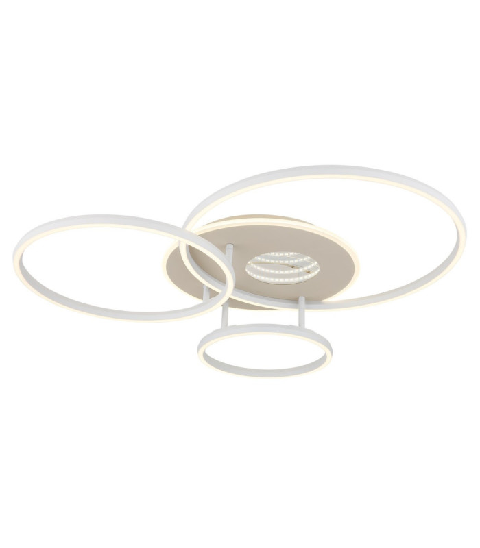 Invertina Semi Flush Ceiling Light Matt Sand LED 2700/6500K-1