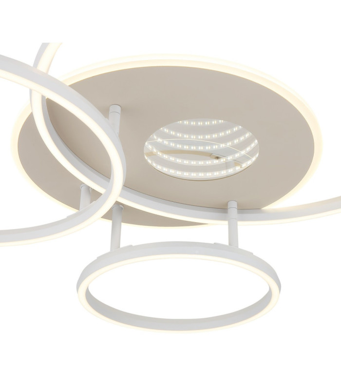 Invertina Semi Flush Ceiling Light Matt Sand LED 2700/6500K-5