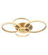 Lorelei Semi Flush Ceiling Light Matt Champagne LED 3000K-1