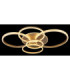 Lorelei Semi Flush Ceiling Light Matt Champagne LED 3000K-5