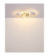 Lorelei Semi Flush Ceiling Light Matt Champagne LED 3000K-7