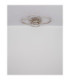 Lorelei Semi Flush Ceiling Light Matt Champagne LED 3000K-8