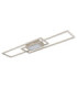 Saunders Twin Rectangle Semi Flush Ceiling Light Matt Sand LED 2700/6500K-3