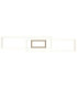 Saunders Twin Rectangle Semi Flush Ceiling Light Matt Sand LED 2700/6500K-5