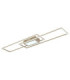 Saunders Twin Rectangle Semi Flush Ceiling Light Matt Sand LED 2700/6500K-7