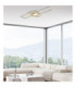 Saunders Tripple Rectangle Semi Flush Ceiling Light Matt Sand LED 2700/6500K-2