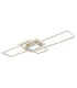 Saunders Tripple Rectangle Semi Flush Ceiling Light Matt Sand LED 2700/6500K-7