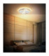 Monty Semi Flush Ceiling Light Matt White LED 3000K-6