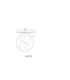 Monty Semi Flush Ceiling Light Matt White LED 3000K-7