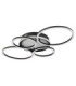 Alvis Semi Flush Ceiling Light Matt Black LED 4000K-2