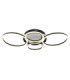 Alvis Semi Flush Ceiling Light Matt Black LED 4000K-3