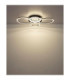 Alvis Semi Flush Ceiling Light Matt Black LED 4000K-6