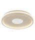 Shirley 40cm Semi Flush Ceiling Light Matt Sand LED 2700/6500K-1
