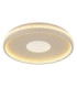 Shirley 40cm Semi Flush Ceiling Light Matt Sand LED 2700/6500K-5