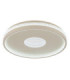 Shirley 40cm Semi Flush Ceiling Light Matt Sand LED 2700/6500K-6