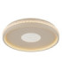 Shirley 40cm Semi Flush Ceiling Light Matt Sand LED 2700/6500K-9