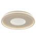 Shirley 50cm Semi Flush Ceiling Light Matt Sand LED 2700/6500K-1