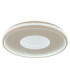 Shirley 50cm Semi Flush Ceiling Light Matt Sand LED 2700/6500K-6