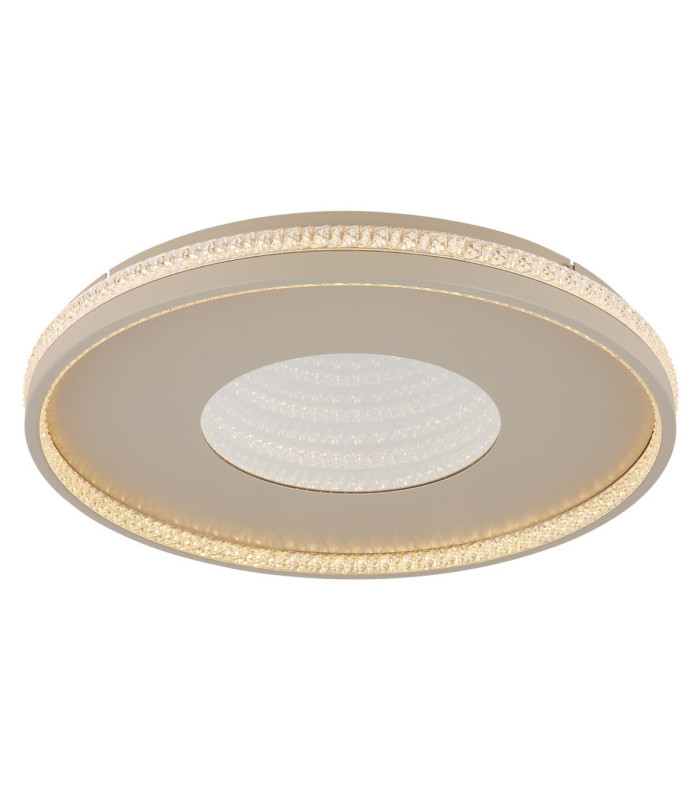 Shirley 50cm Semi Flush Ceiling Light Matt Sand LED 2700/6500K-11
