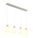 Trent Bar Pendant Ceiling Light Matt Sand 4x E27-1
