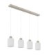 Trent Bar Pendant Ceiling Light Matt Sand 4x E27-3