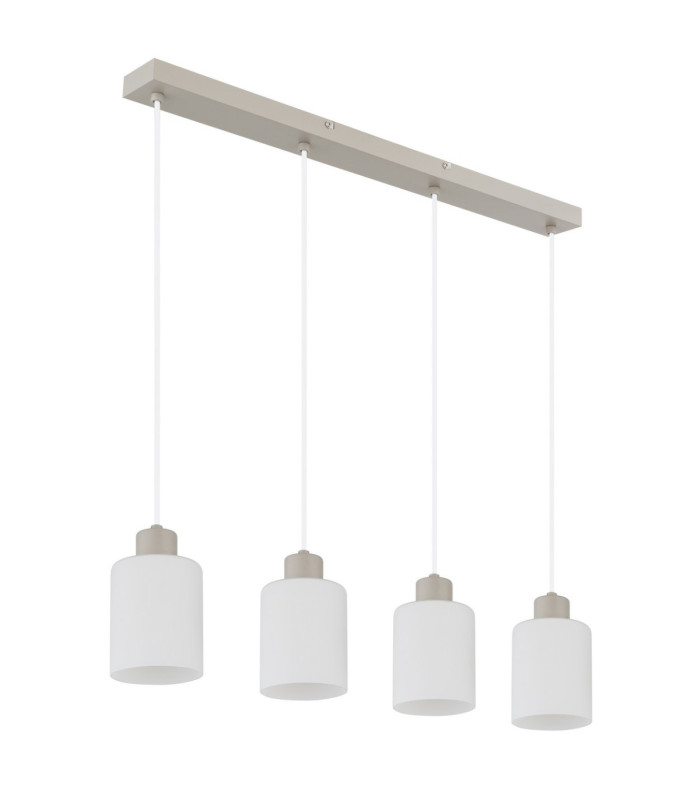 Trent Bar Pendant Ceiling Light Matt Sand 4x E27-3
