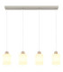 Trent Bar Pendant Ceiling Light Matt Sand 4x E27-4