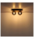 Parsons Globe Ceiling Light Matt Black 2x E27-6