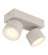 Rae Twin Ceiling Spotlight Matt Sand 2x LED 3000K-1