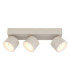 Rae Ceiling Spotlight Bar Matt Sand 3x LED 3000K-4