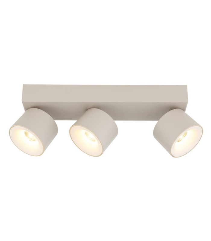 Rae Ceiling Spotlight Bar Matt Sand 3x LED 3000K-4
