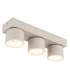 Rae Ceiling Spotlight Bar Matt Sand 3x LED 3000K-6