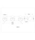 Rae Ceiling Spotlight Bar Matt Sand 3x LED 3000K-8