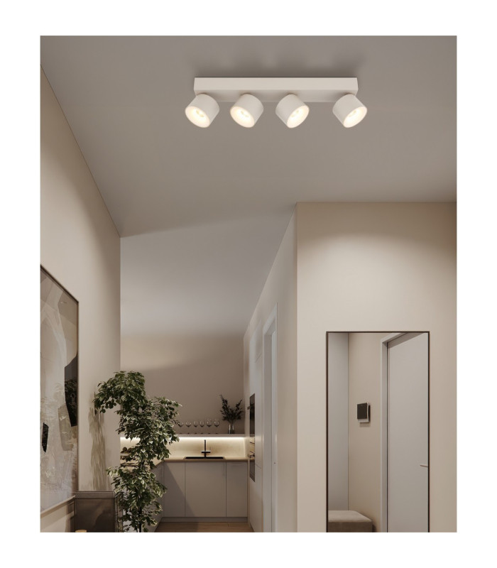 Rae Ceiling Spotlight Bar Matt Sand 4x LED 3000K-2