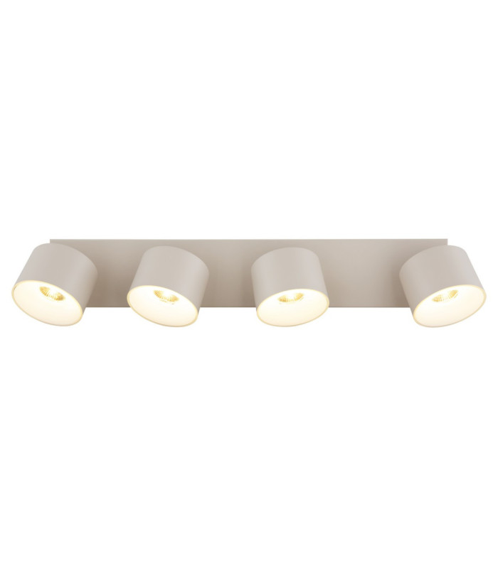 Rae Ceiling Spotlight Bar Matt Sand 4x LED 3000K-5