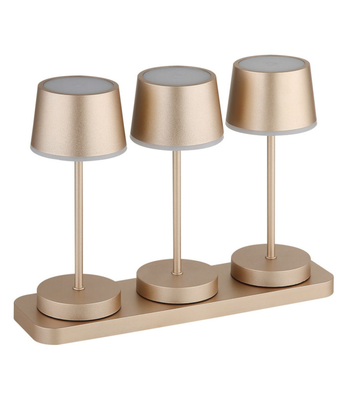Dawson Table Lamp Matt Champagne RGBW LED 3000K IP54
