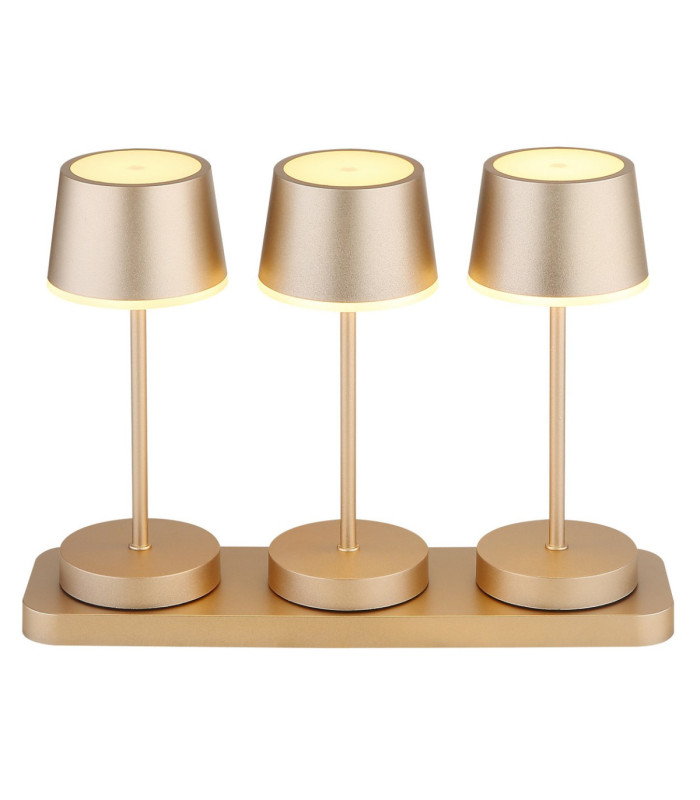 Dawson Table Lamp Matt Champagne RGBW LED 3000K IP54