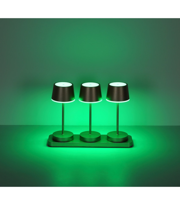Dawson Table Lamp Matt Champagne RGBW LED 3000K IP54