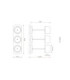 Dawson Table Lamp Matt Champagne RGBW LED 3000K IP54