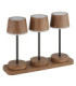 Dawson Table Lamp Dark Wood RGBW LED 3000K IP54