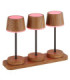 Dawson Table Lamp Dark Wood RGBW LED 3000K IP54