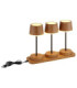 Dawson Table Lamp Dark Wood RGBW LED 3000K IP54