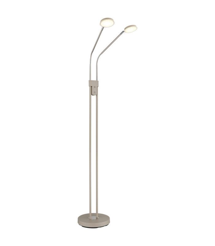 Silvio Multi Arm Floor Lamp Matt Sand 2x LED 2700/3350/4000K-1