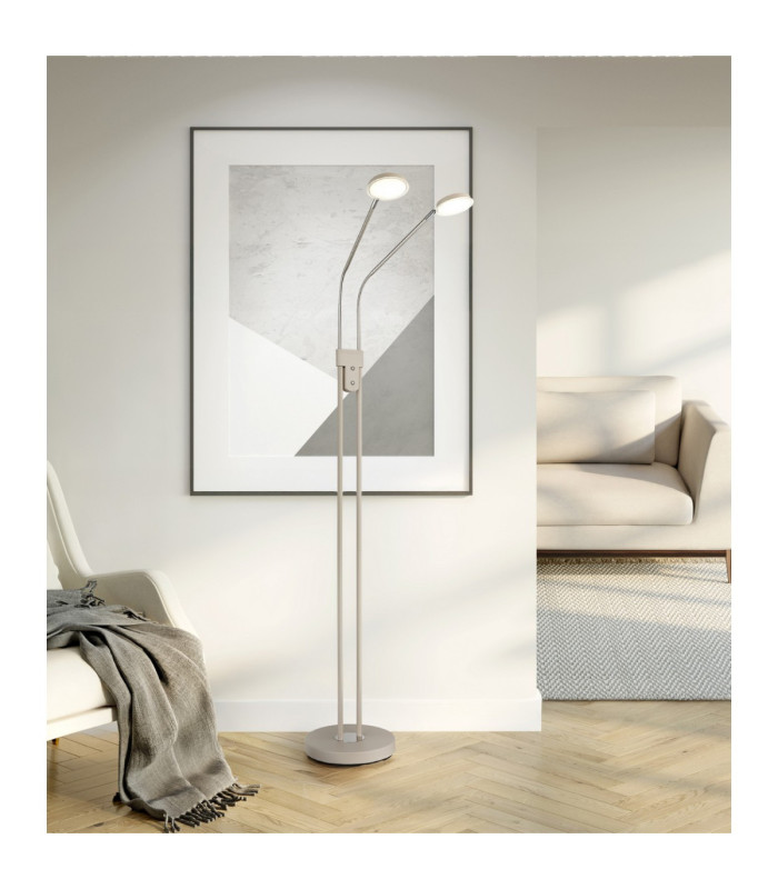 Silvio Multi Arm Floor Lamp Matt Sand 2x LED 2700/3350/4000K-2