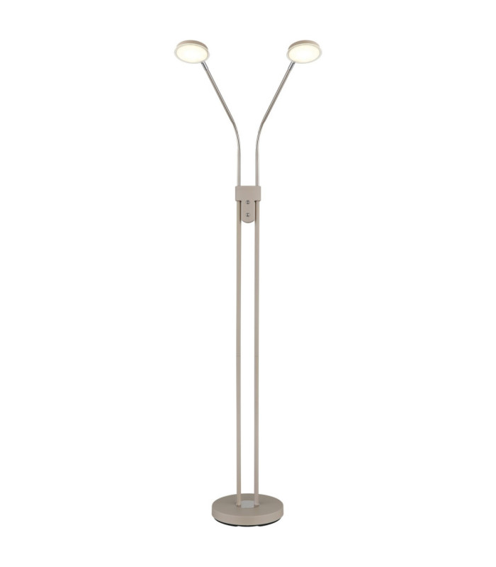 Silvio Multi Arm Floor Lamp Matt Sand 2x LED 2700/3350/4000K-4